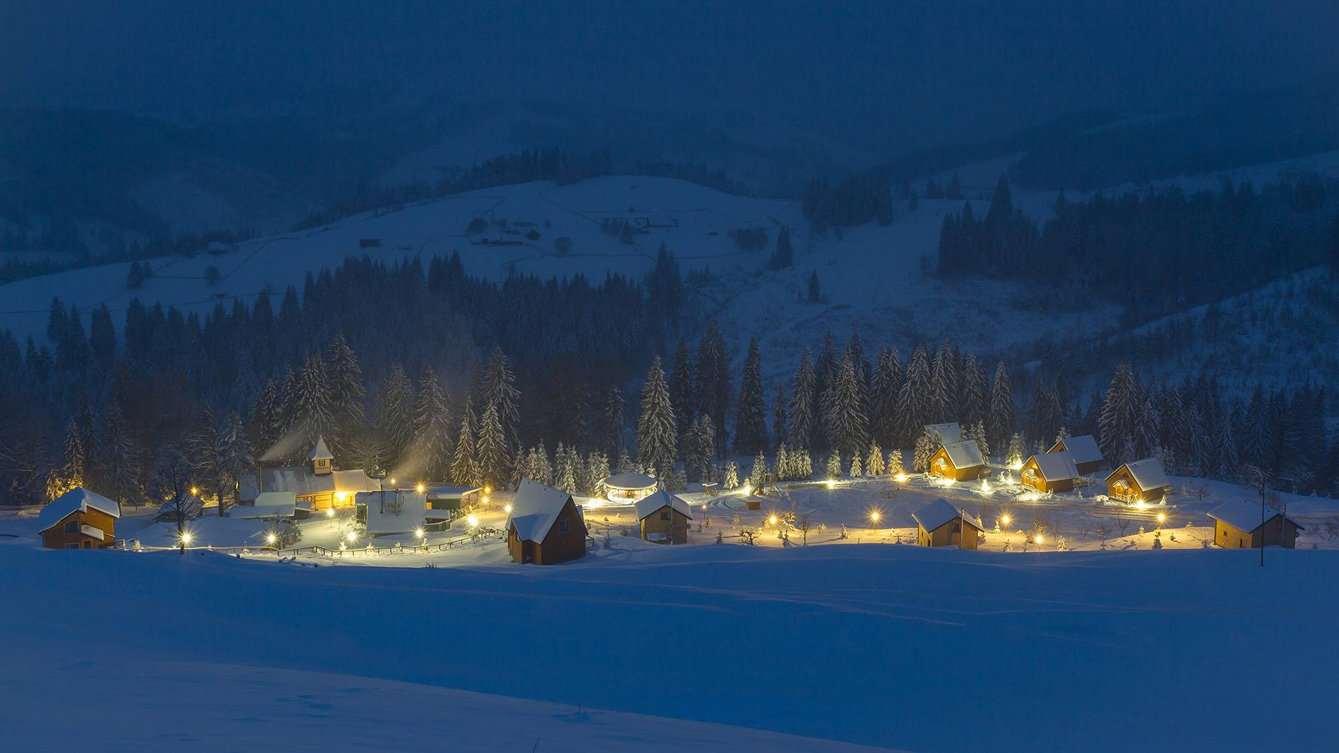 Alpzitt Chalets Romantischer Winterurlaub Kuschel-Chalets Allgäu Bayern